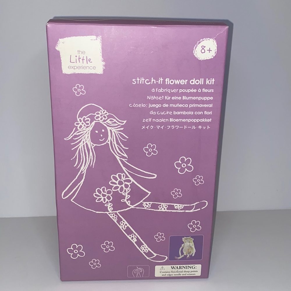 DIY Learn to Stitch it  Flower Doll Kit